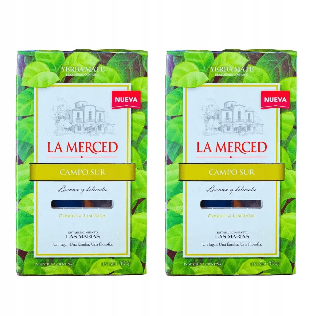 Yerba Mate La Merced Campo Sur 2x500 g 1 kg (sada)