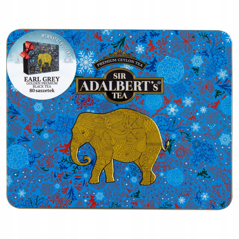Adalbert's Tea Earl Grey Premium: 160 g černého čaje z Cejlonu