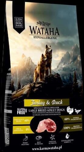 Hypoalergenní Krůta s kachnou 60% velká 12 kg