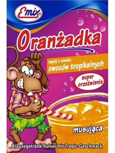 25 x Emix Oranžáda s příchutí tropického ovoce 16 g