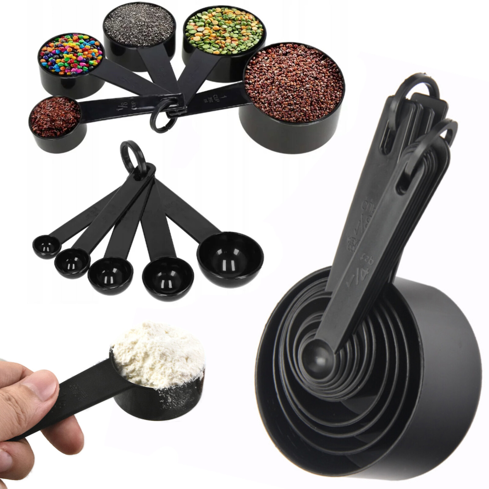 Kuchyňské Odměrky Lžičky Odměrky Forma Sada 10 Ks #110