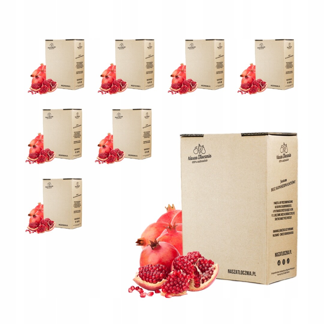 Šťáva 100% Lisovaná Granát 8 x 3L