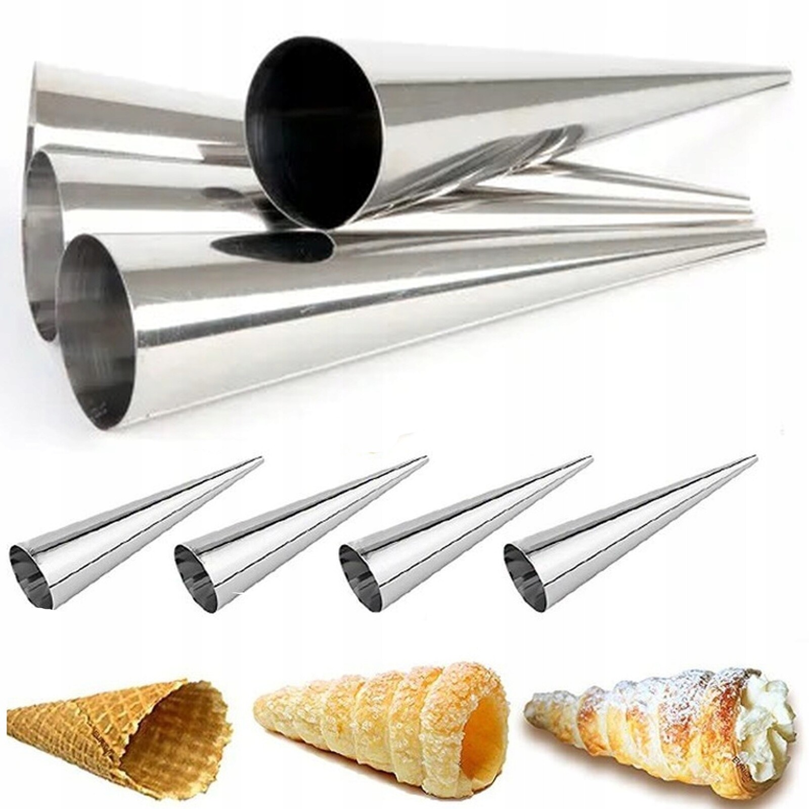 Velké Formičky Na Sušenky A Trubičky S Krémem 10 ks 14 cm Průměr 3,5 cm #14