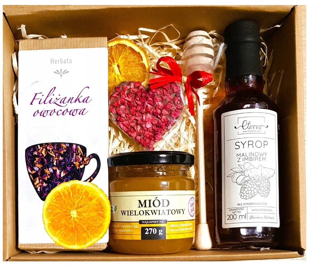 Dárkový Koš Dárek Dárkové Balení Čaje Káva Čokoláda Srdce