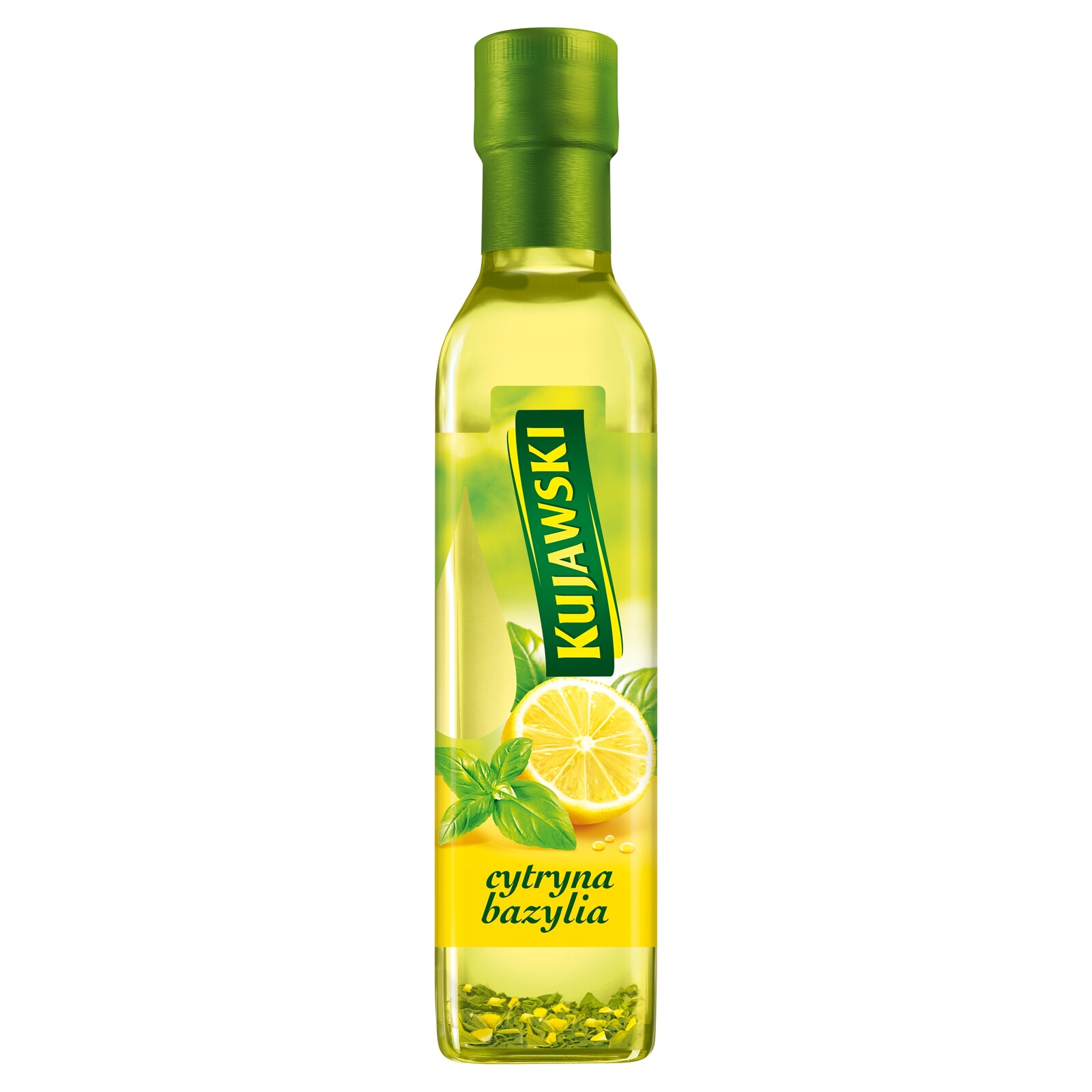 5X Řepkový olej z prvního lisování s citronem a bazalkou Kujawski 250 ml