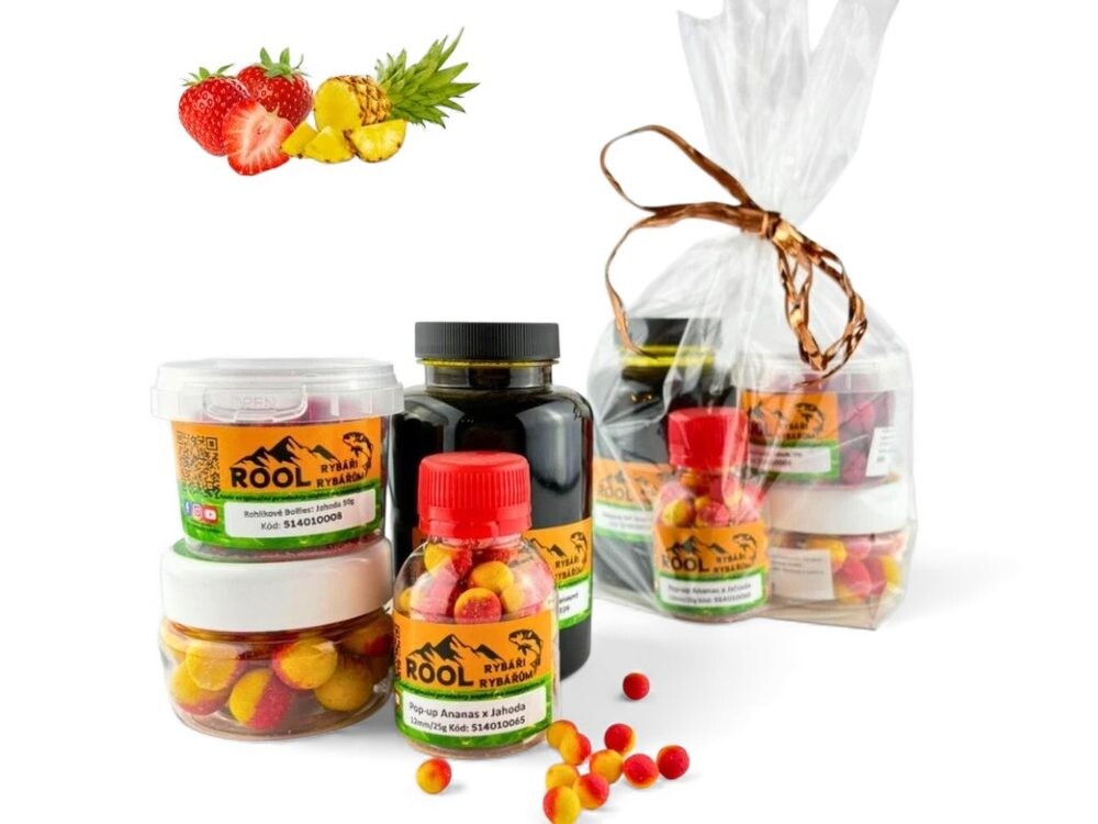 ROOL Nástrahy Dárkový balíček - Sladká sada Jahoda x Ananas