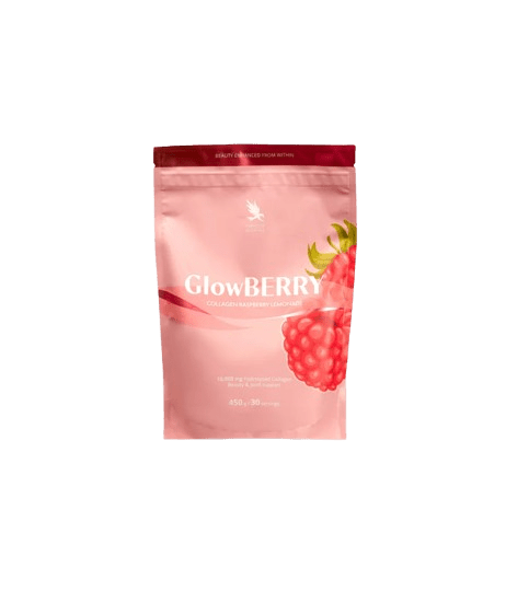 CARNIUM BOTANICALS Glow Berry, kolagenový nápoj s příchutí malin 450 g