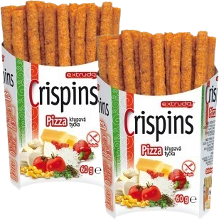 CRISPINS tyčka pizza 2 x 60 g