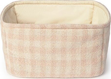 Světle růžový látkový dětský koš na hračky 30x20x20 cm Swan Rose – Lorena Canals