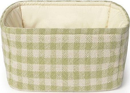 Světle zelený látkový dětský koš na hračky 30x20x20 cm Swan Matcha – Lorena Canals