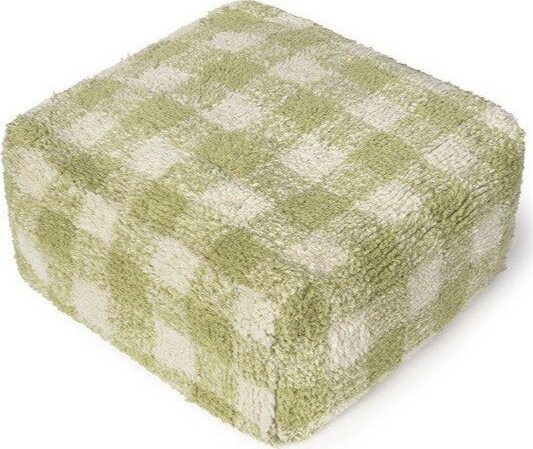 Zelený dětský sedací vak Vichy – Lorena Canals