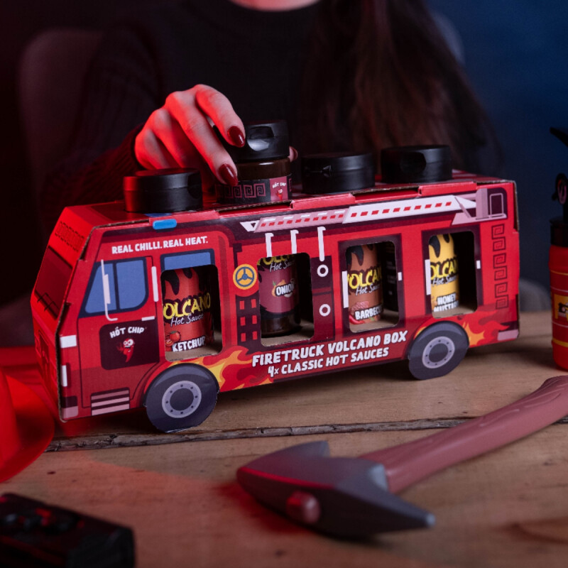 Dárkový box omáček Firetruck 4x classic