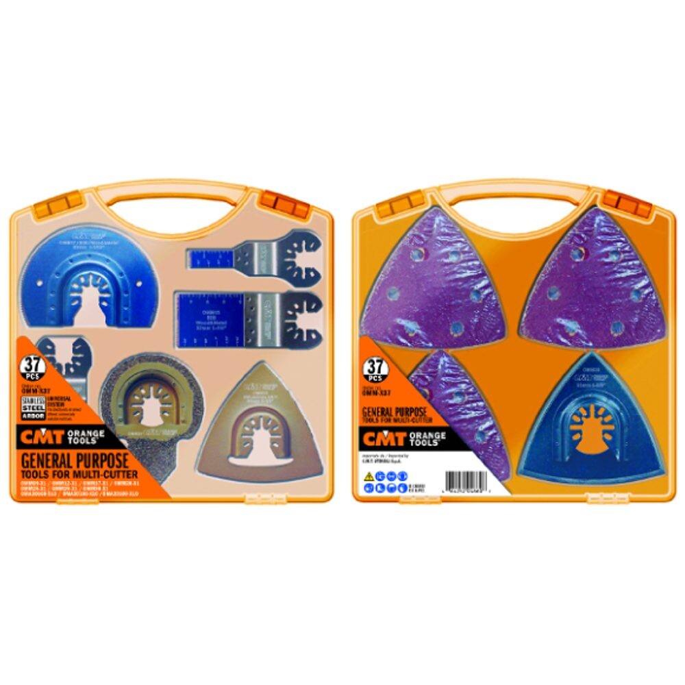 Sada příslušenství CMT k oscilačnímu multifunkčnímu nářadí 37ks C-OMM-X37