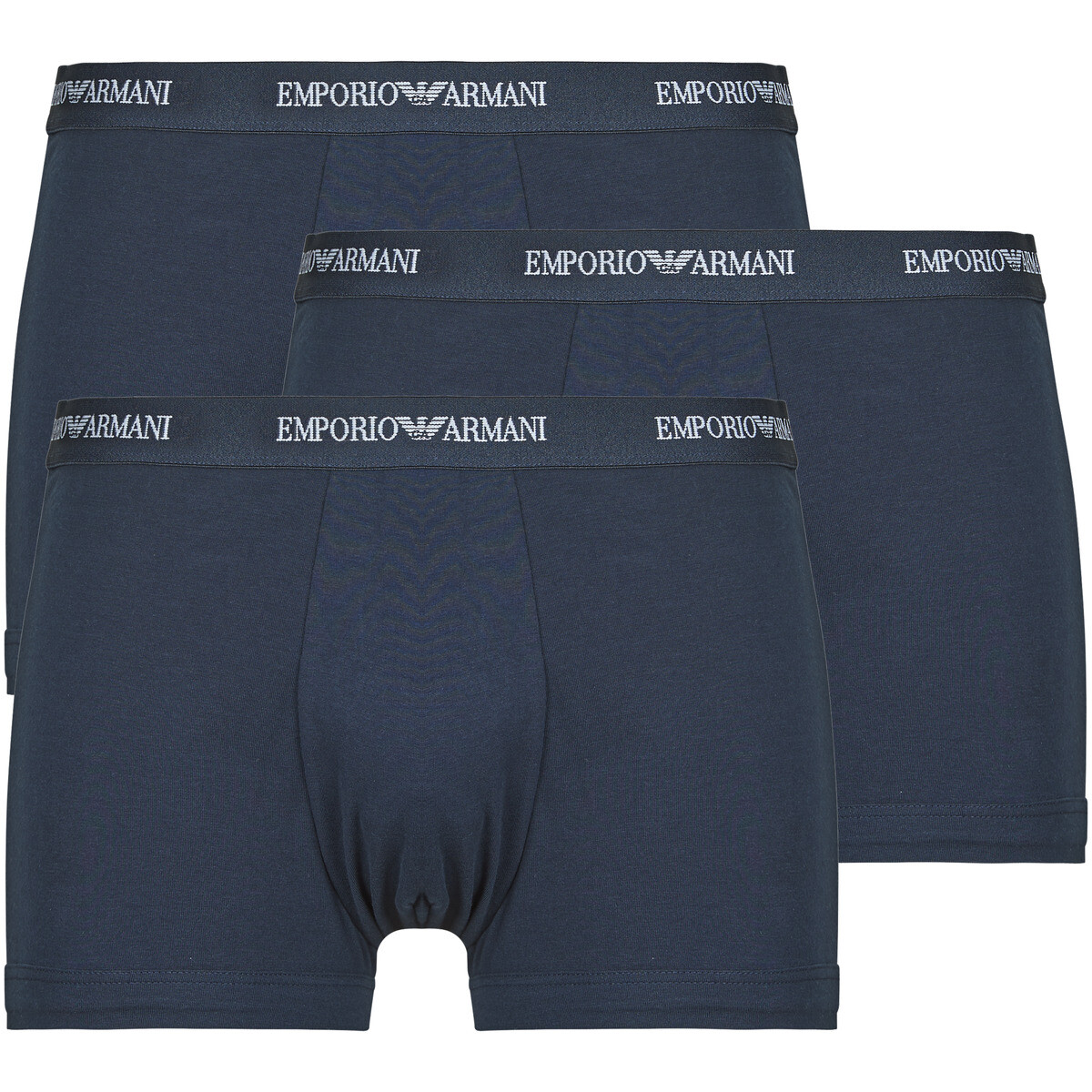 Emporio Armani  3 PACK TRUNK AF14132  Tmavě modrá