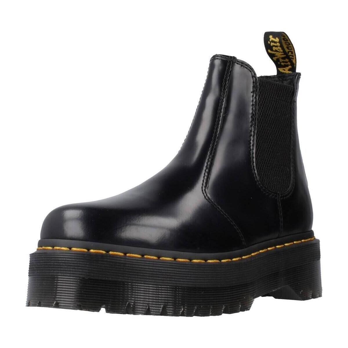 Dr. Martens  PLATAFORMA 2976 QUAD DE PIEL SMOOTH  Černá