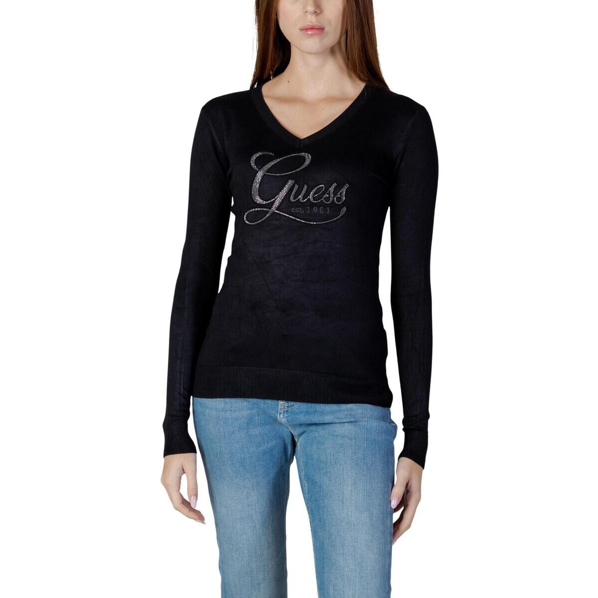 Guess  LS VN STEPHANIE LOGO SWTR W6RR50 Z2NQ2  Černá