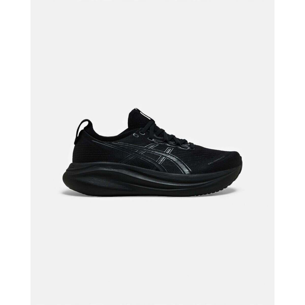 Asics  Gel-Nimbus 27 Black Graphite Grey (Women's)  Bílá