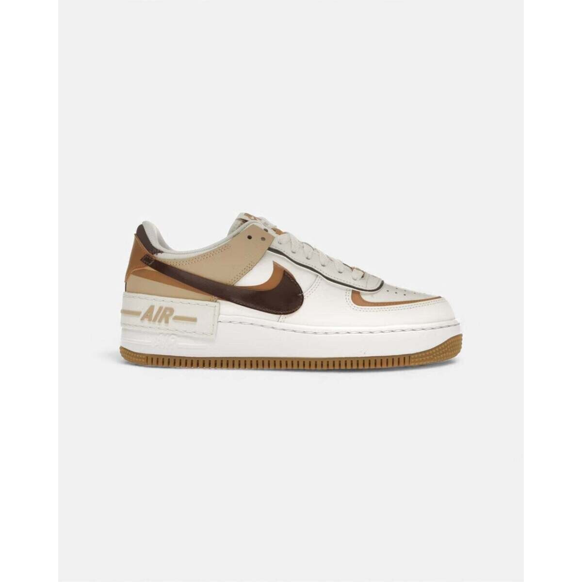 Nike  Air Force 1 Low Shadow Flax Sesame (Women's)  Bílá
