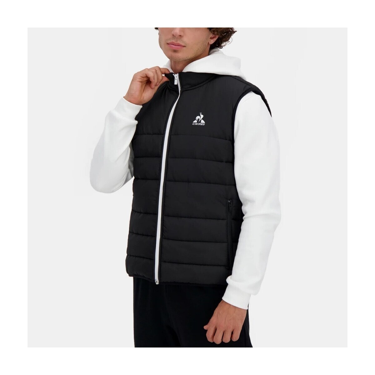 Le Coq Sportif  CONTEMPORAIN DOUDOUNE SL N  Černá