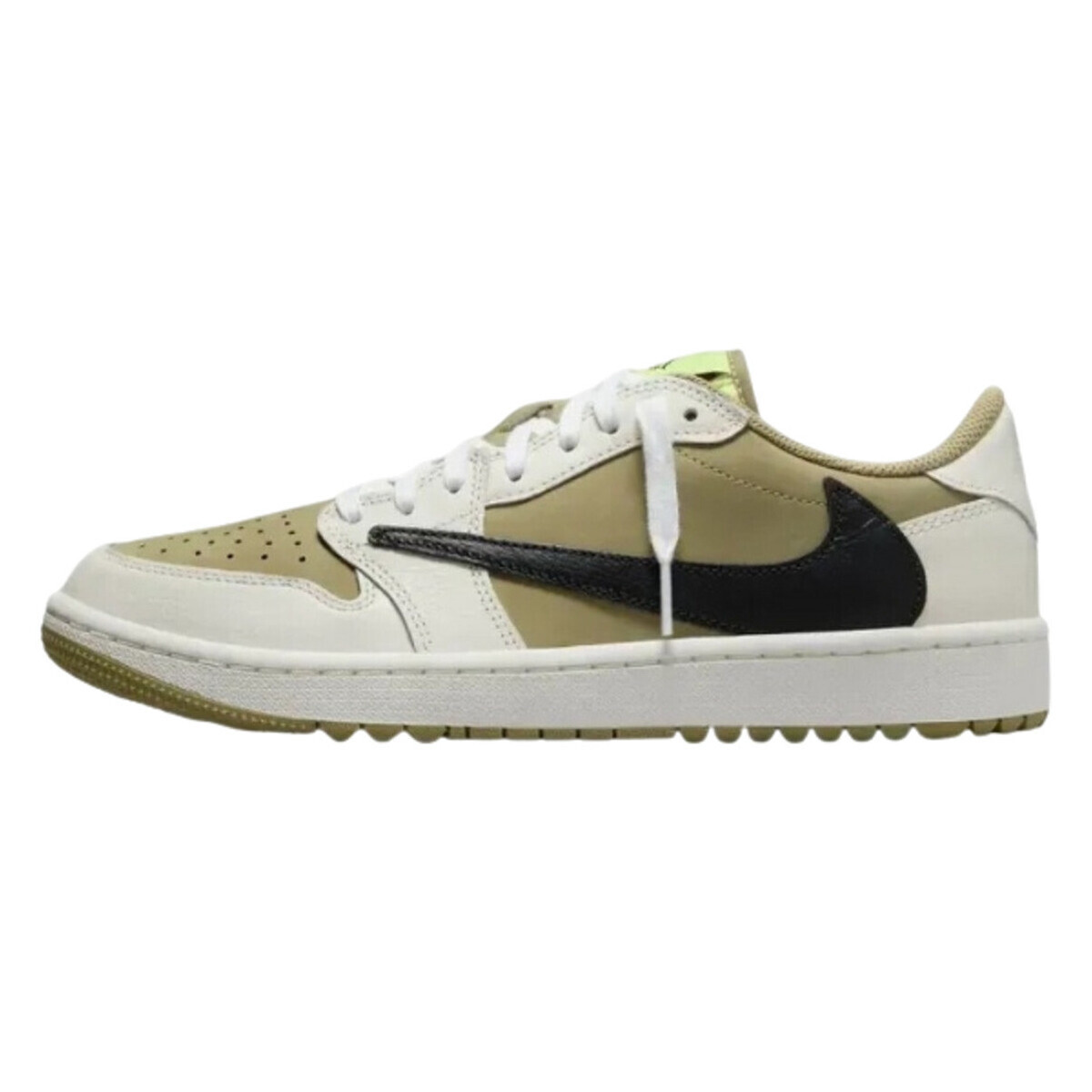 Nike  1 Retro Low Golf Travis Scott Neutral Olive  Zelená