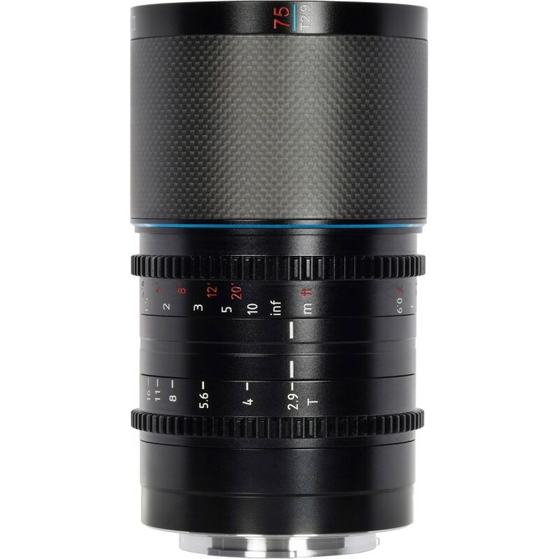 SIRUI 75 mm T2,9 Anamorphic Saturn 1,6x Carbon Fiber (Neutral Flare) pro Nikon Z