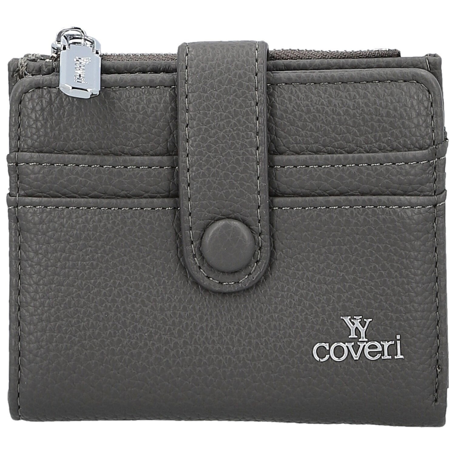 Trendy dámská mini koženková peněženka Coveri Arbi, tmavě šedá