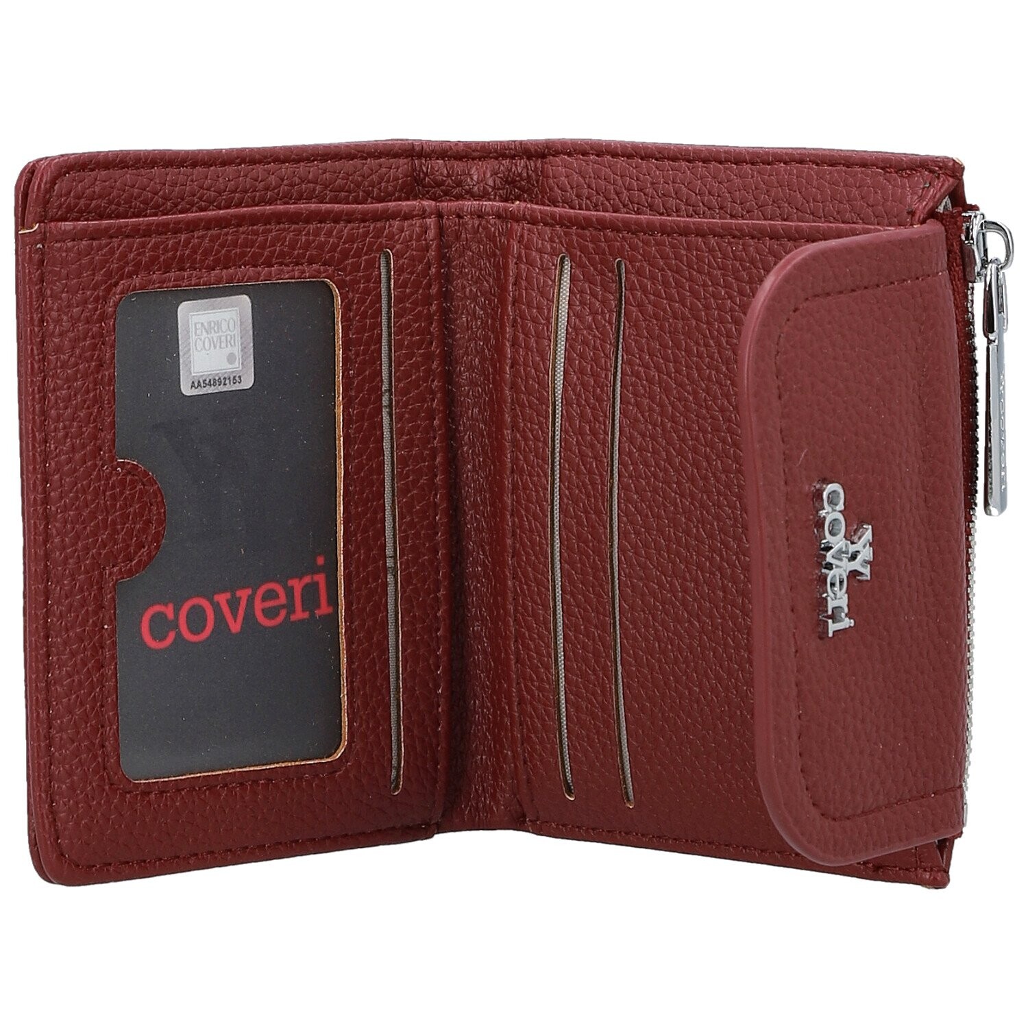 Trendy dámská mini koženková peněženka Coveri Bobbi, vínová