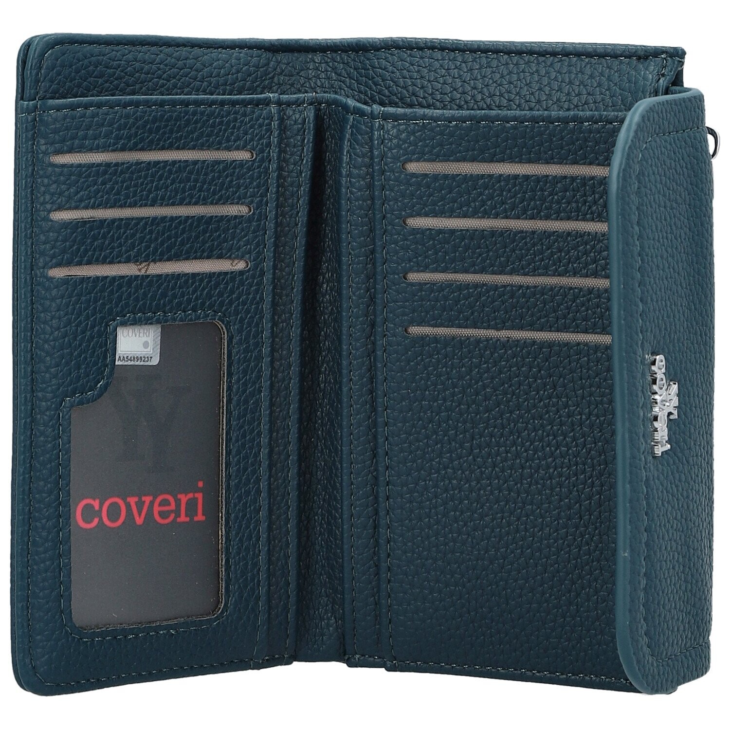 Stylová dámská koženková peněženka Coveri Deana, modrá