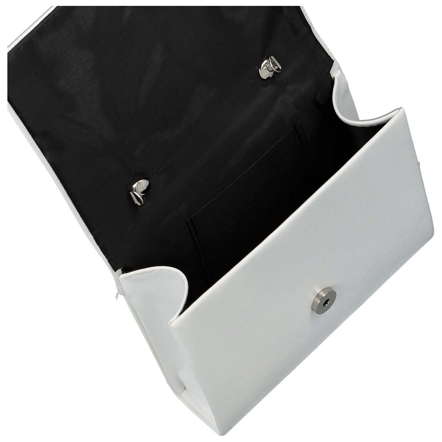 Módní dámská plesová kabelka Elvina, bílá