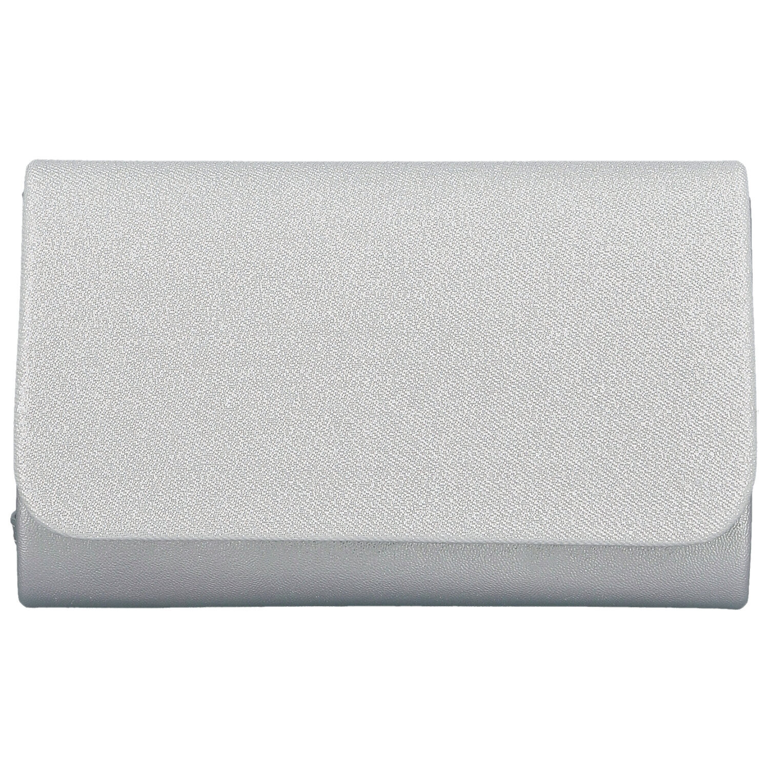 Módní dámská plesová kabelka Finella, stříbrná