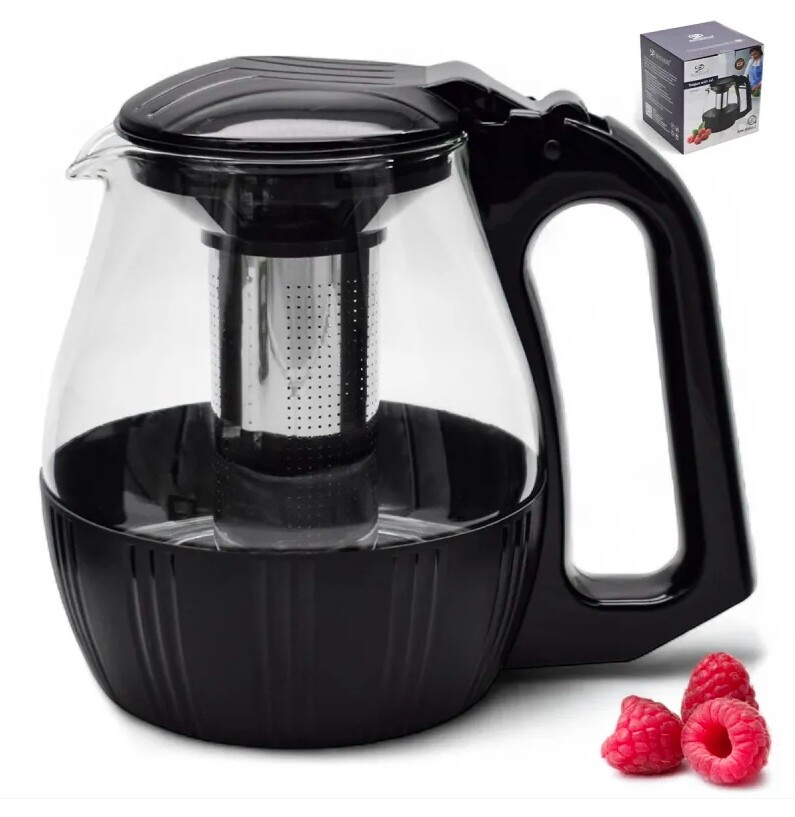 Konvice sklo/nerez/PH 1,5L s filtrem  MEYERHOFF MH5004