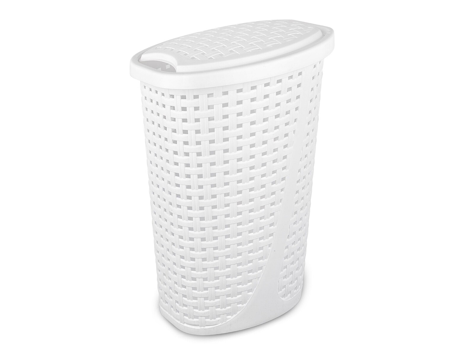 TRAGAR Koš špinavé prádlo 45L úzký  SLIM bílá