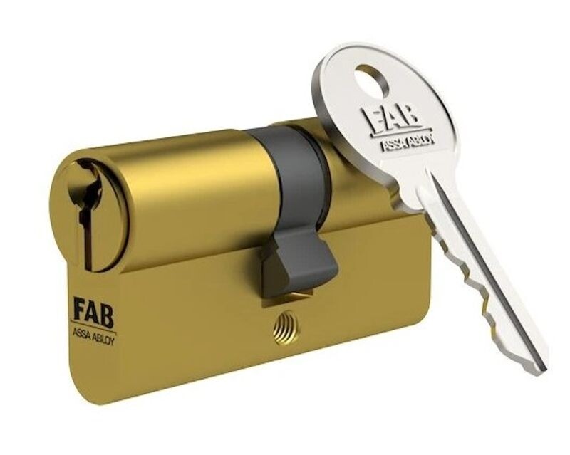 ASSA ABLOY Vložka FAB cylindrická HOME 1H.00/D 30+35mm, 3 klíče, mosaz
