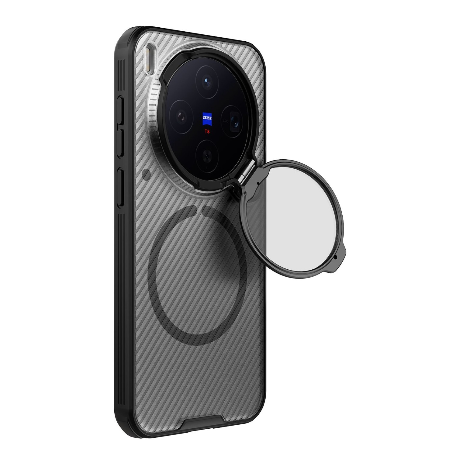 Zadní kryt Nillkin CamShield Prop pro Vivo X300, transparentní černá