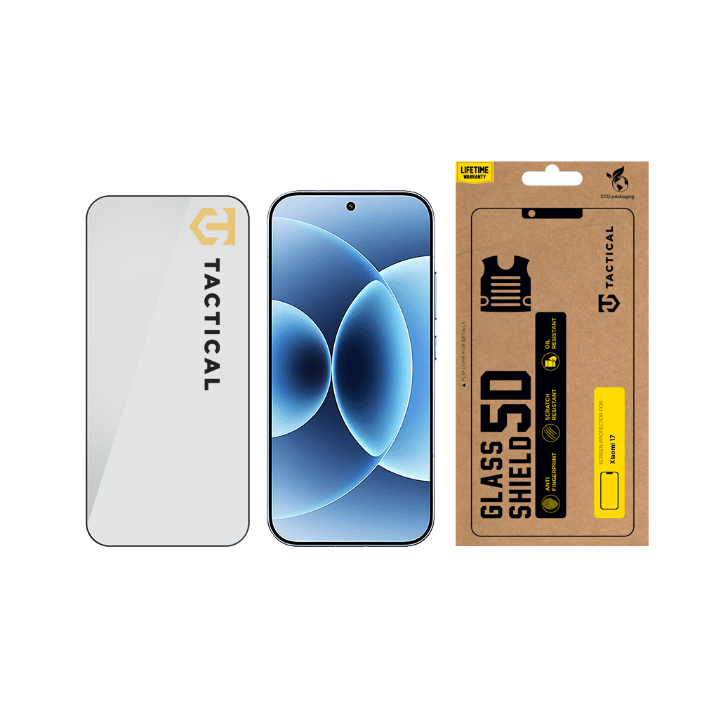 Tvrzené sklo Tactical Glass Shield 5D pro Xiaomi 17, černá