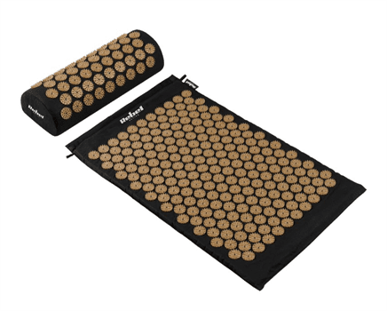 Akupresurní podložka s polštářem REBEL RBA-6002-GL Gold