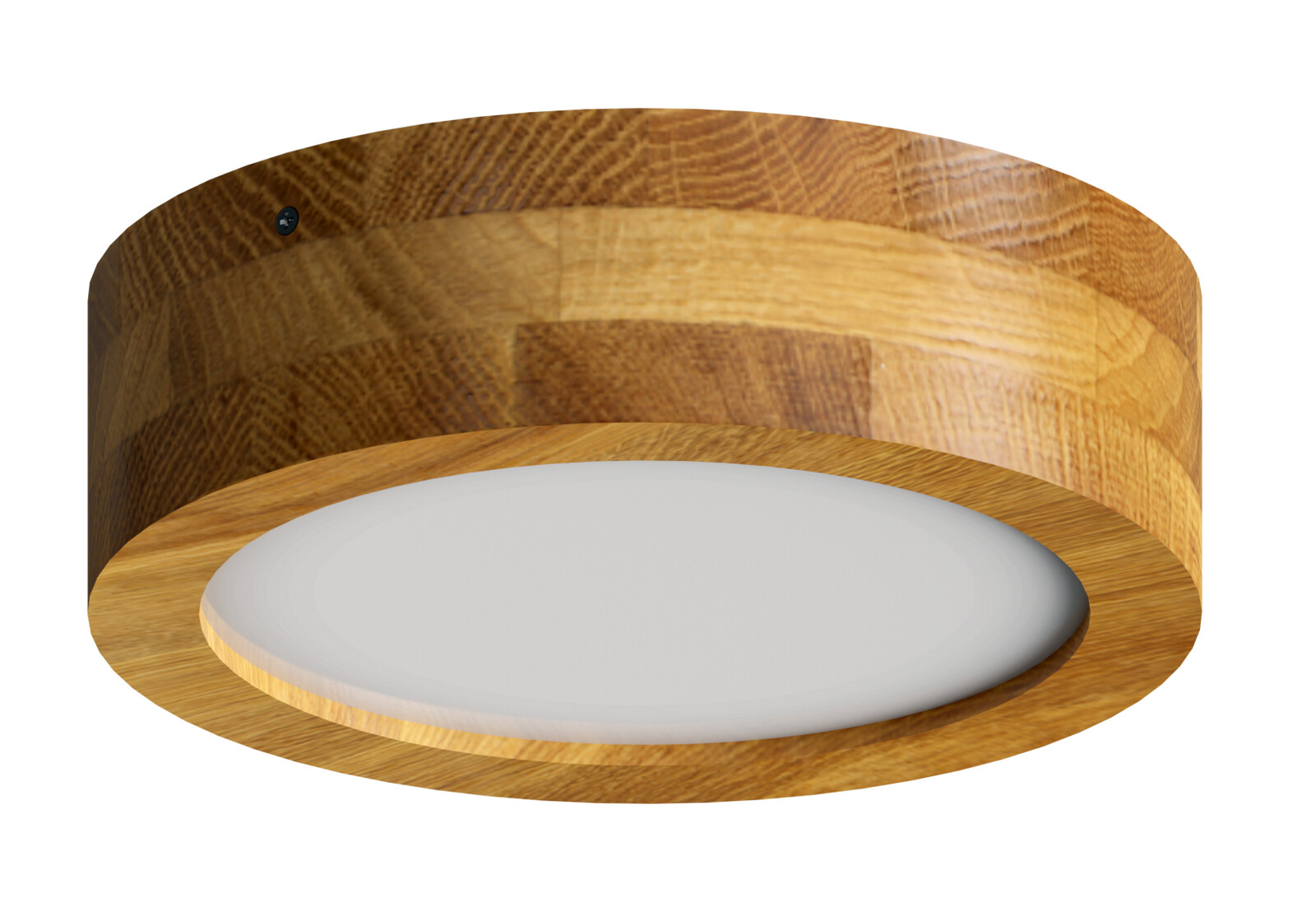 APLED LED stropní svítidlo Rondo Woodline kulaté 200mm 12W Barva světla: Teplá bílá 21614