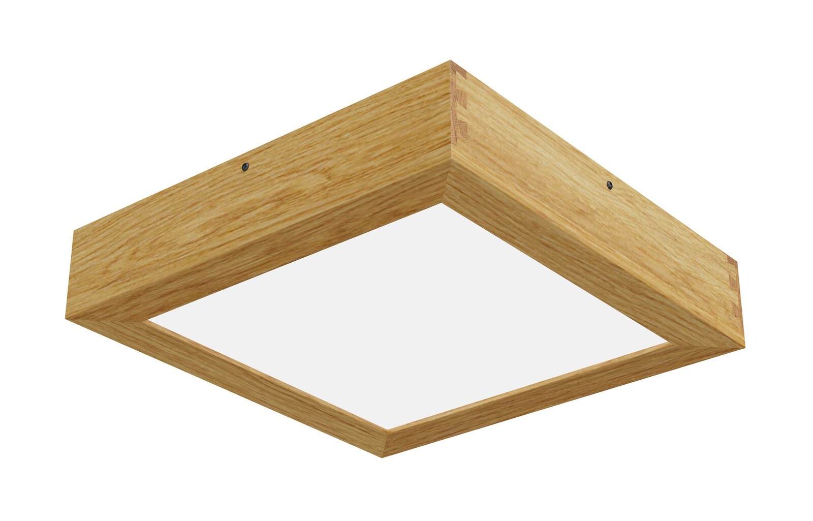 APLED LED stropní svítidlo Quadra Woodline hranaté 300x300mm 24W Barva světla: Teplá bílá 21058