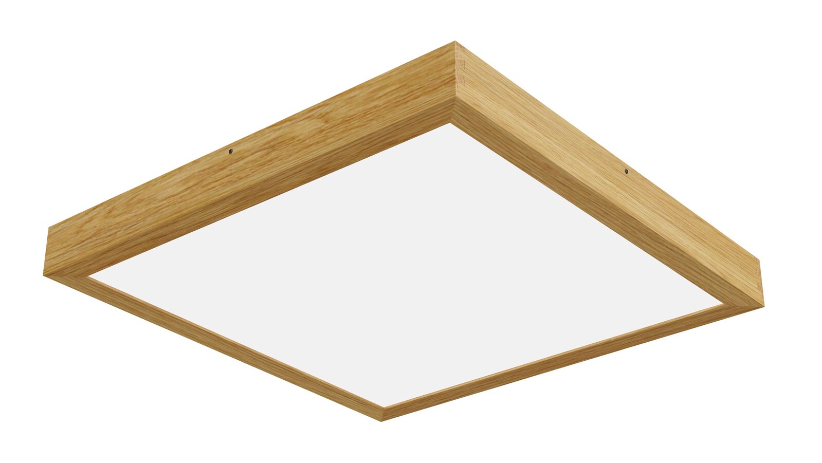 APLED LED stropní svítidlo Quadra Woodline hranaté 600x600mm 40W Barva světla: Teplá bílá 21562