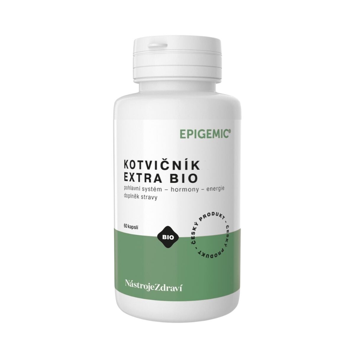 Kotvičník Extra BIO – 60 kapslí – Epigemic®