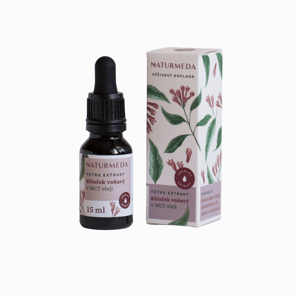 Hřebíčkovec vonný – Tetra bylinný extrakt – 15 ml – Naturmeda