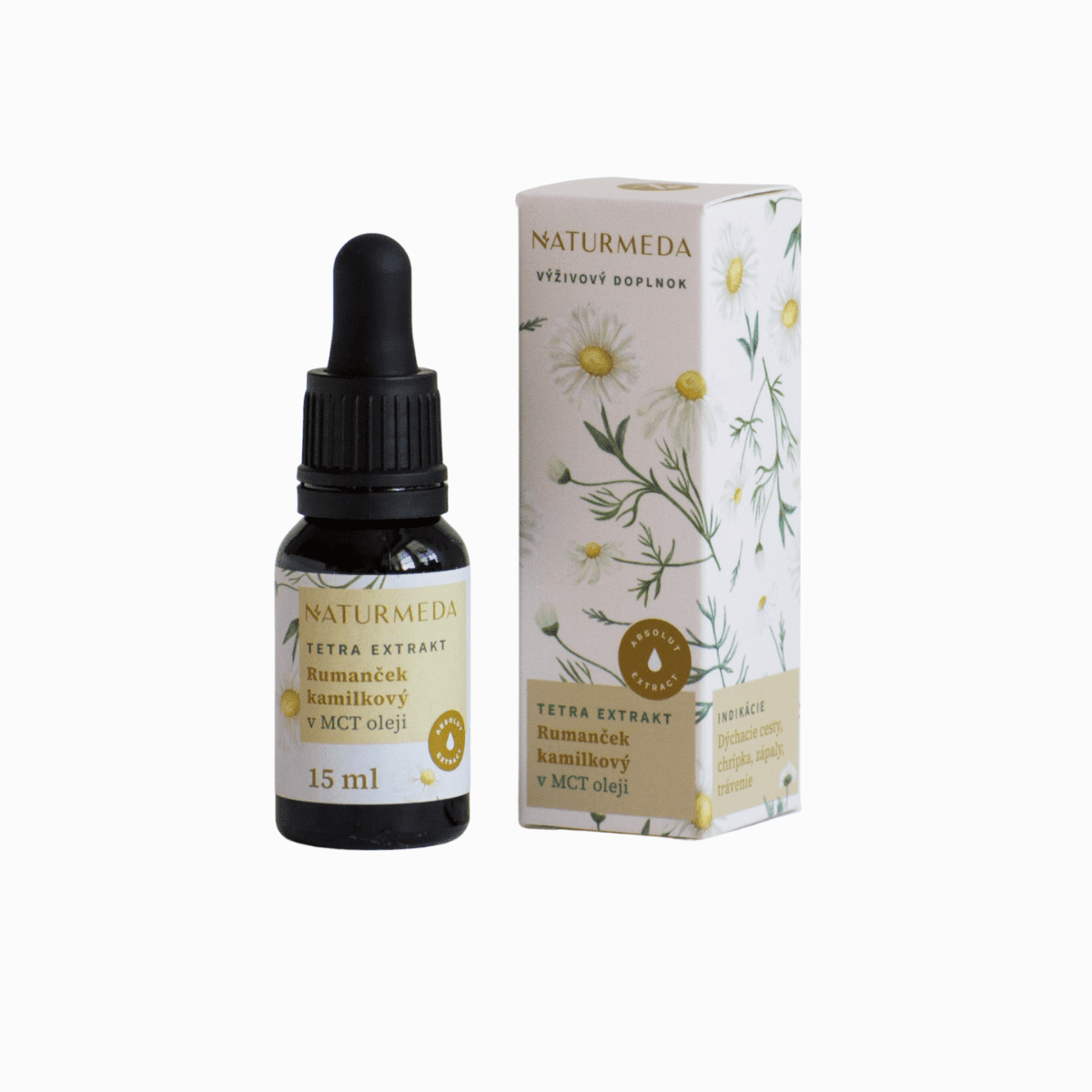 Heřmánek – Tetra bylinný extrakt – 15 ml – Naturmeda