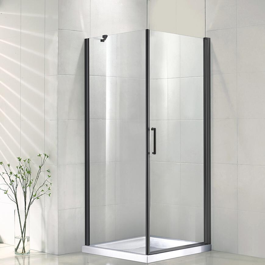 Sprchový kout Vela Black 90x90x190