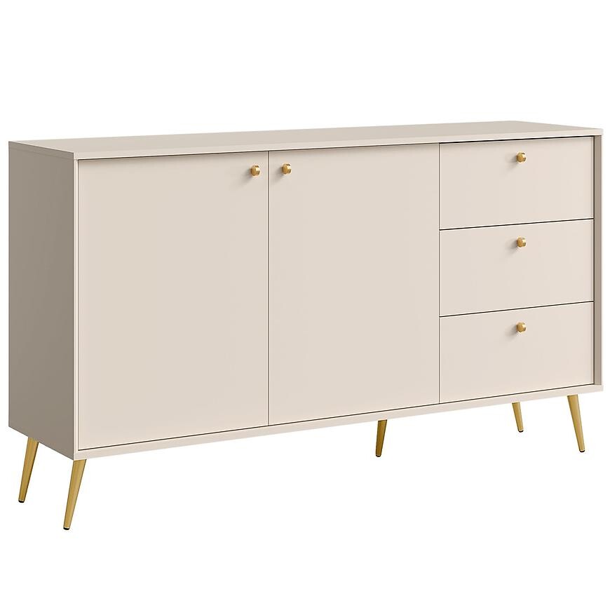 Komoda 2D3S Rose 03 pískově béžová