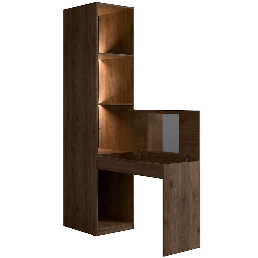 Regál s psacím stolem/Toaletní stolek Wenecja 25 ořech elegant