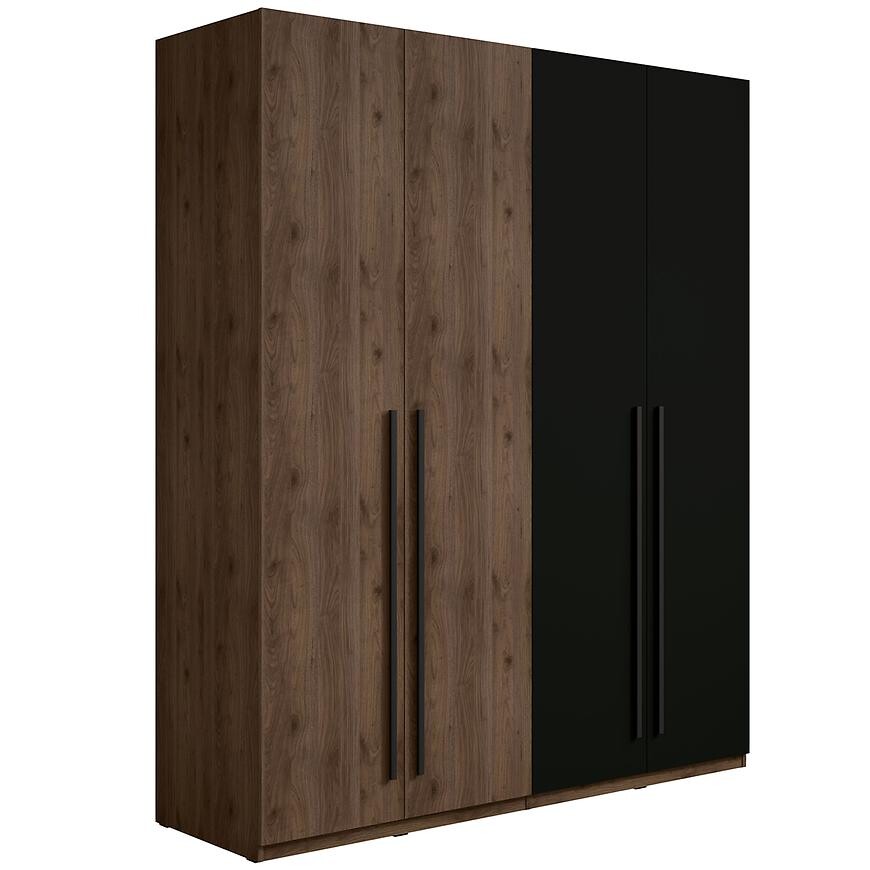 Skříň Wenecja 20 ořech elegant/černá onyx