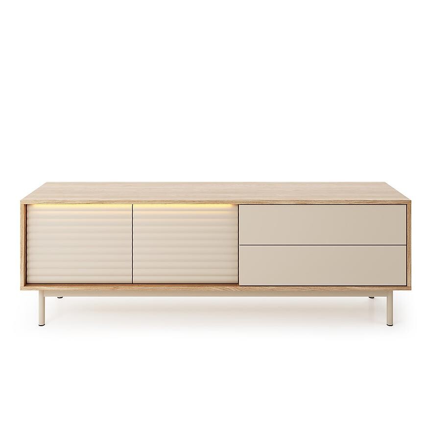 Tv stolek Tila 2D2S TI4 cashmere/dub