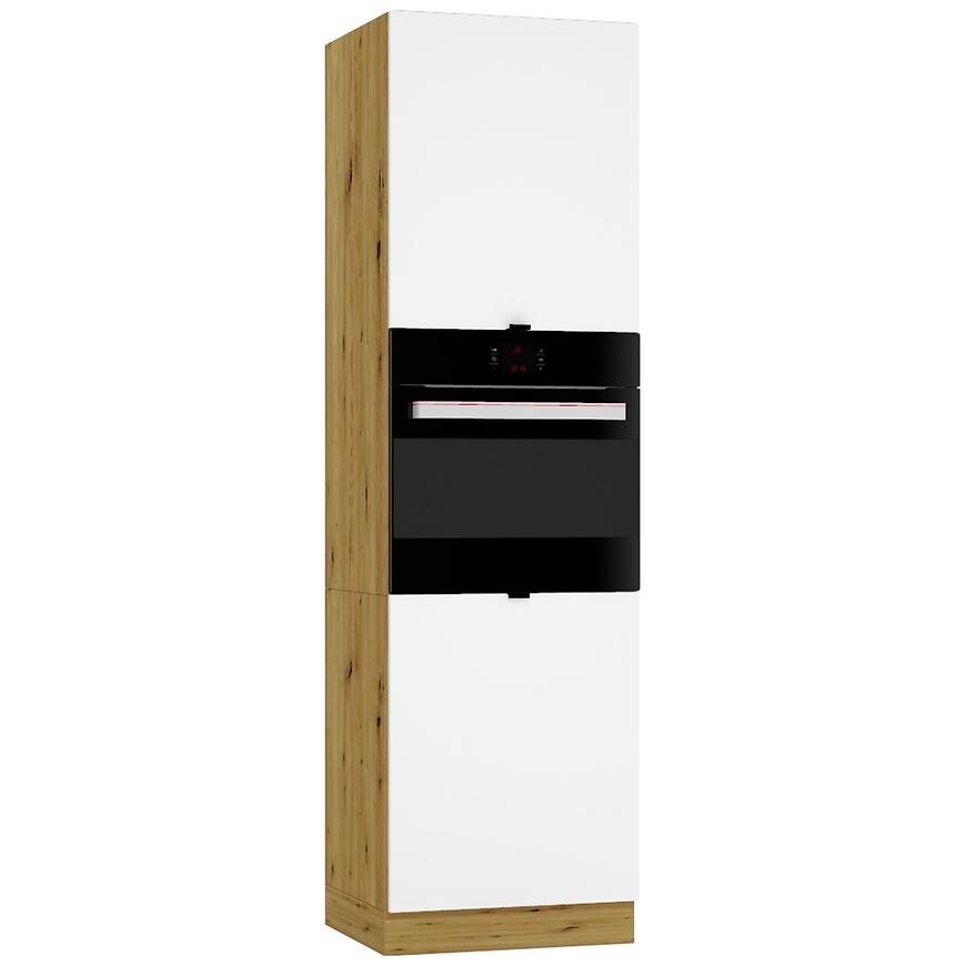 Kuchyňská skříňka Cosmo Gianna D 60 PK/2133 P/L bílá alaska/kor. dub artisan