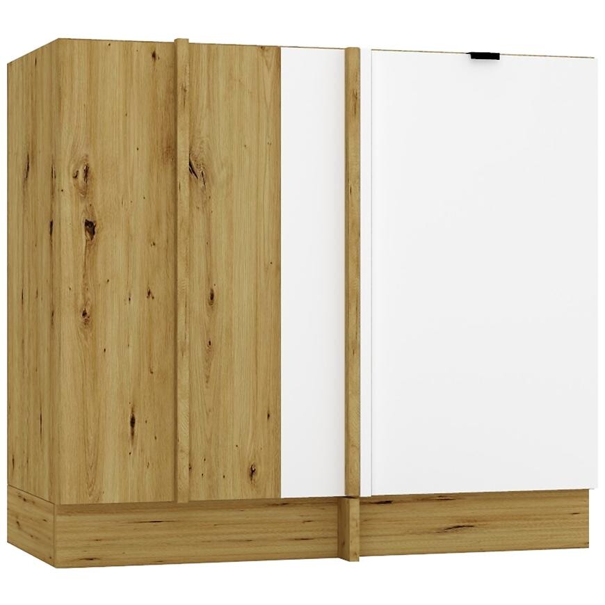 Kuchyňská skříňka Cosmo Gianna DNP P/L bílá alaska/kor. dub artisan