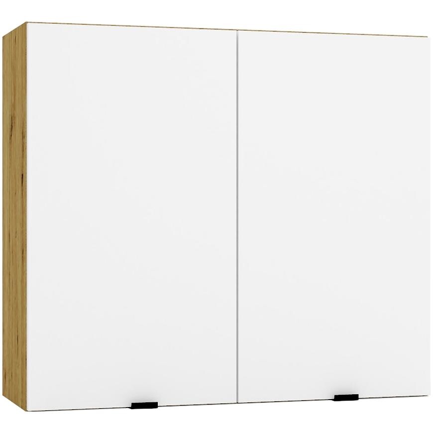 Kuchyňská skříňka Cosmo Gianna W80 bílá alaska/kor. dub artisan